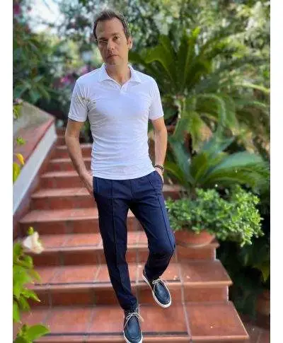 Polo uomo leggerissima in tenzel -Paul Miranda - Abbigliamento uomo made in italy - Gogolfun.it