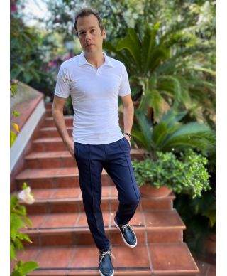 Polo uomo leggerissima in tenzel -Paul Miranda - Abbigliamento uomo made in italy - Gogolfun.it