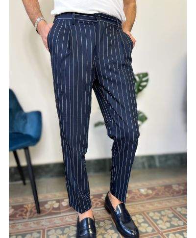 Pantaloni estivi a righe - Paul Miranda - Abbigliamento uomo online - Gogolfun.it