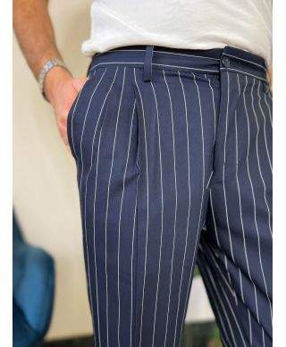 Pantaloni estivi a righe - Paul Miranda - Abbigliamento uomo online - Gogolfun.it