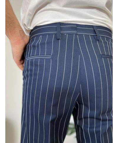 Pantaloni estivi a righe - Paul Miranda - Abbigliamento uomo online - Gogolfun.it