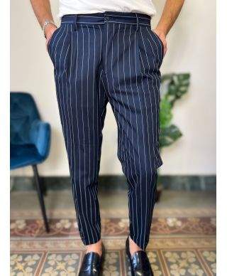 Pantaloni estivi a righe - Paul Miranda - Abbigliamento uomo online - Gogolfun.it
