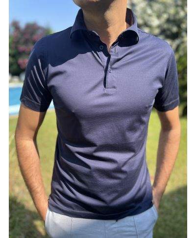 Polo uomo, in puro cotone - T shirt leggera, con colletto
