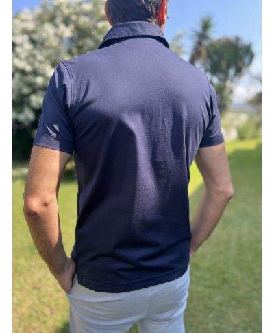 Polo uomo, in puro cotone - T shirt leggera, con colletto