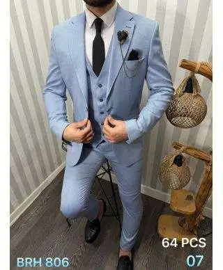 Abito uomo con gilet, estivo - Modello Joe, tessuto particolare