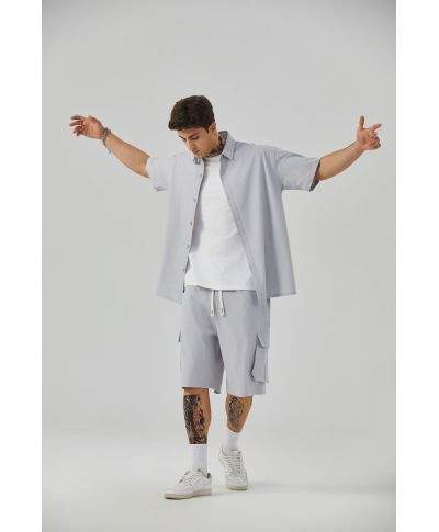 Completo uomo estivo Lux – Camicia e bermuda leggeri perfetti per l’estate