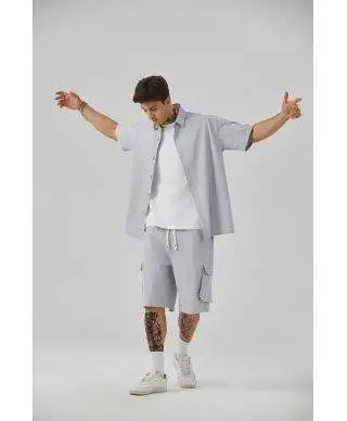 Completo uomo estivo Lux – Camicia e bermuda leggeri perfetti per l’estate