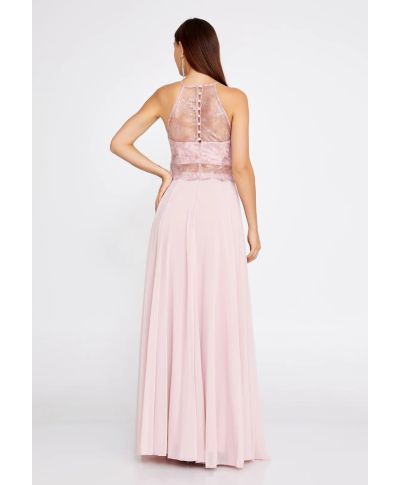 Abito da cerimonia rosa cipria - Francia - Abiti da cerimonia online - Gogolfun.it