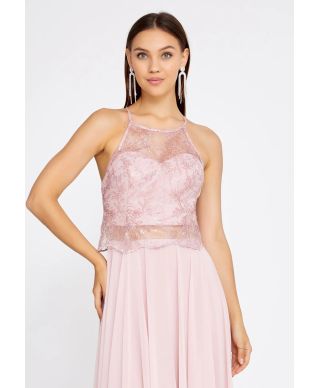 Abito da cerimonia rosa cipria - Francia