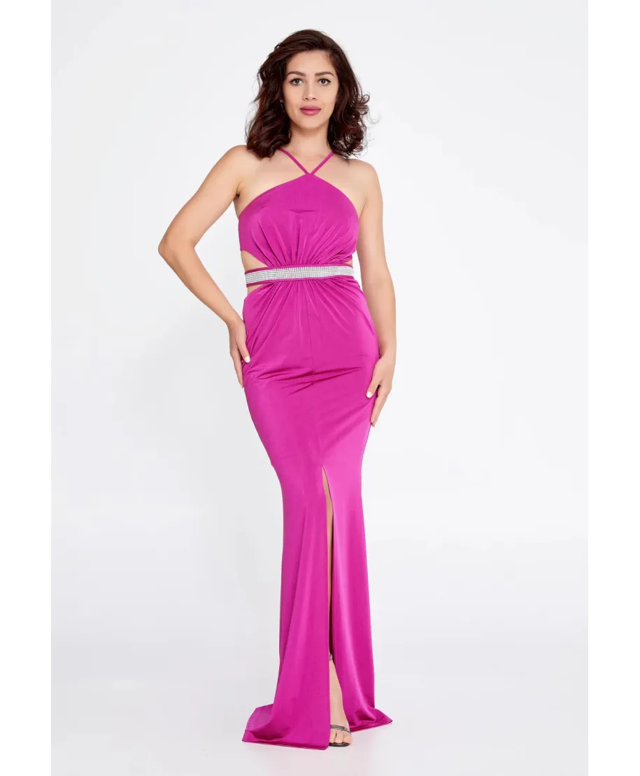 Vestito lungo elegante a sirena - Claudia - Abiti donna da cerimonia economici - Gogolfun.it