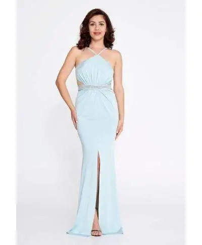 Vestito lungo elegante a sirena - Claudia - Abiti donna da cerimonia economici - Gogolfun.it