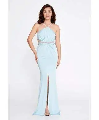 Vestito lungo elegante a sirena - Claudia
