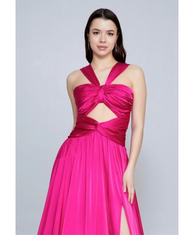 Abito da cerimonia con spacco - Siena - Abiti da cerimonia online - Gogolfun.it