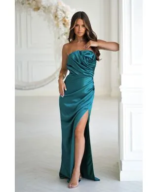 Vestito elegante a sirena con corpetto particolare - Rose - Vestiti eleganti da cerimonia - Gogolfun.it