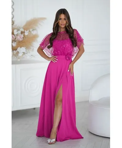 Vestito da cerimonia fuxia - Eleonora - Vestiti da cerimonia online - Gogolfun.it
