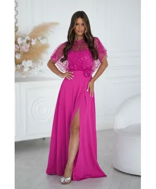 Vestito da cerimonia fuxia - Eleonora - Vestiti da cerimonia online - Gogolfun.it