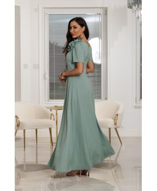 Sukienka maxi RUBI / Szałwia