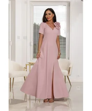 Sukienka maxi RUBI / Jasny Różowy