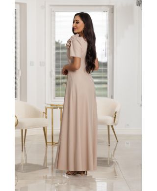 Sukienka maxi RUBI / Beżowy