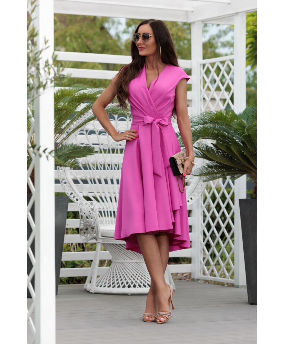 Sukienka midi CHIARA / Magenta