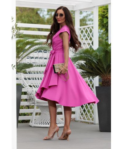 Sukienka midi CHIARA / Magenta