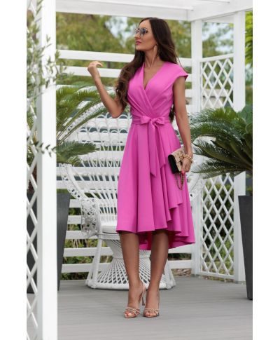 Sukienka midi CHIARA / Magenta