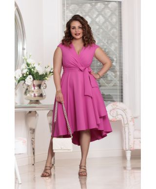 Sukienka midi CHIARA / Magenta