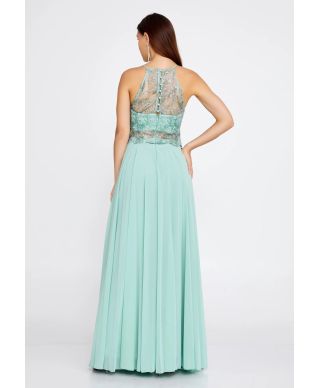 Abito da cerimonia con corpetto decorato - Francia