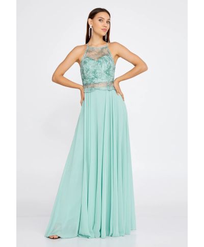 Abito da cerimonia con corpetto decorato - Francia