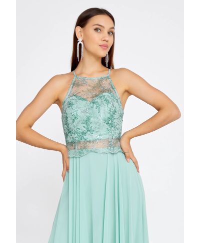 Abito da cerimonia con corpetto decorato - Francia