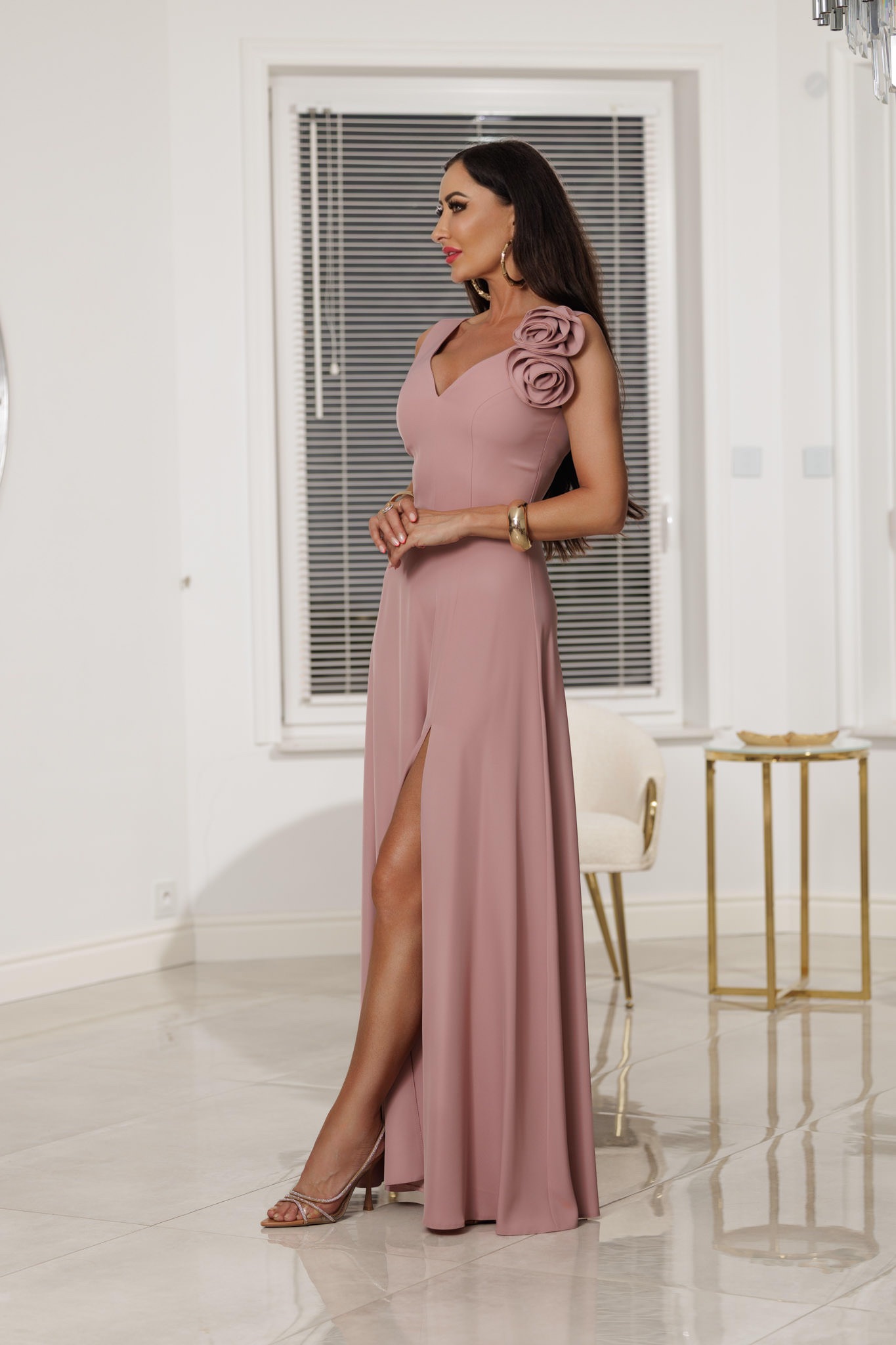 Plus Size Abiti Da Notte Per Le Donne Manica Del Partito Vestito - Foto 4