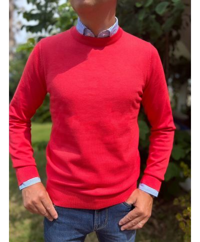 Maglione uomo, girocollo - Misto Cachemire e Lana - Abbigliamento uomo online - Gogolfun.it
