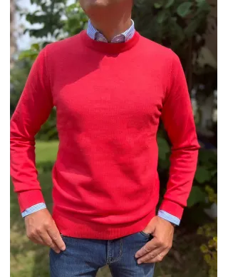 Maglione uomo, girocollo - Misto Cachemire e Lana - Abbigliamento uomo online - Gogolfun.it