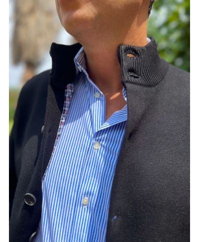 Cardigan uomo con bottoni, nero - Hugo - Cardigan e maglioni uomo online - Gogolfun.it