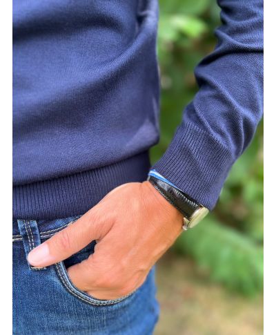 Maglione uomo blu - Girocollo - Maglioni uomo online - Gogolfun.it