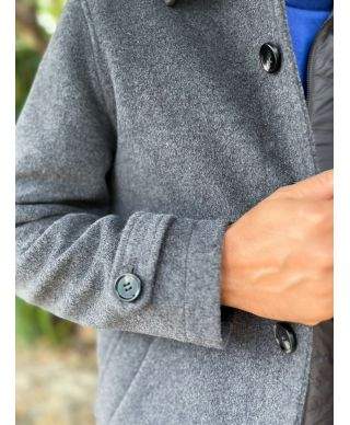 Cappotto uomo grigo
