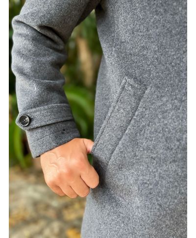 Cappotto uomo grigo