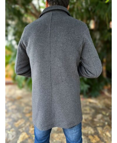 Cappotto uomo grigo