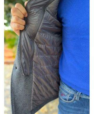 Cappotto uomo grigo
