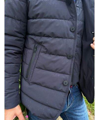 Piumino uomo, blu - Pettorina staccabile - Monti - Giubbotti invernali - Gogolfun.it