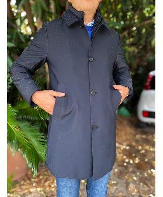 Trench uomo, blu - Imbottito e impermeabile - Abbigliamento uomo online - Gogolfun.it