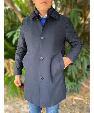 Trench uomo, blu - Imbottito e impermeabile - Abbigliamento uomo online - Gogolfun.it