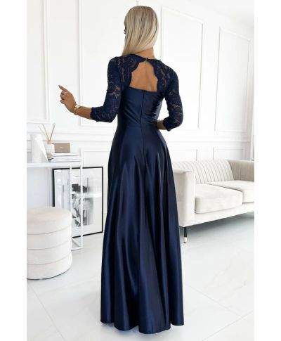 Abito da cerimonia con Maniche - Amber - Abiti da cerimonia online - Gogolfun.it