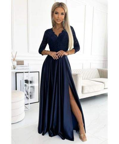 Abito da cerimonia con Maniche - Amber - Abiti da cerimonia online - Gogolfun.it