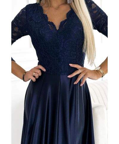 Abito da cerimonia con Maniche - Amber - Abiti da cerimonia online - Gogolfun.it