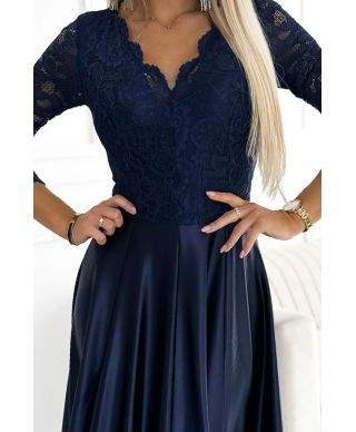 Abito da cerimonia con Maniche - Amber - Abiti da cerimonia online - Gogolfun.it