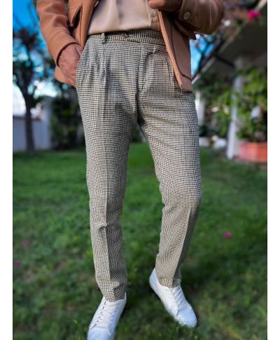 Pantaloni uomo con pinces - Paul Miranda