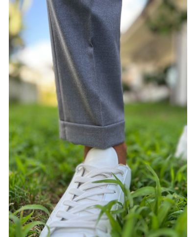 Pantaloni grigi con pinces - Paul Miranda - Pantaloni uomo online - Gogolfun.it