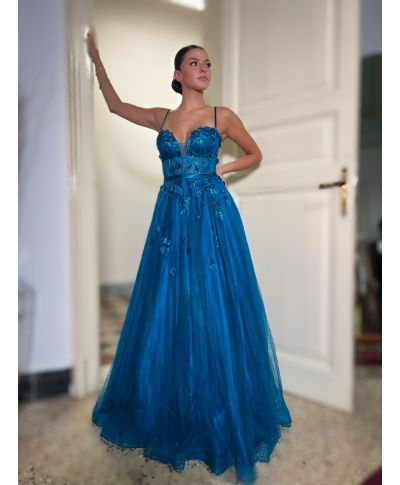 Abito da cerimonia con gonna ampia - Lunatica - Abiti diciottesimo Gogolfun.it