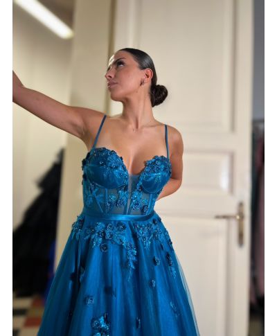 Abito da cerimonia con gonna ampia - Lunatica - Abiti diciottesimo Gogolfun.it